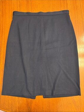 Classic St. John Caviar Navy Pencil Skirt - Women